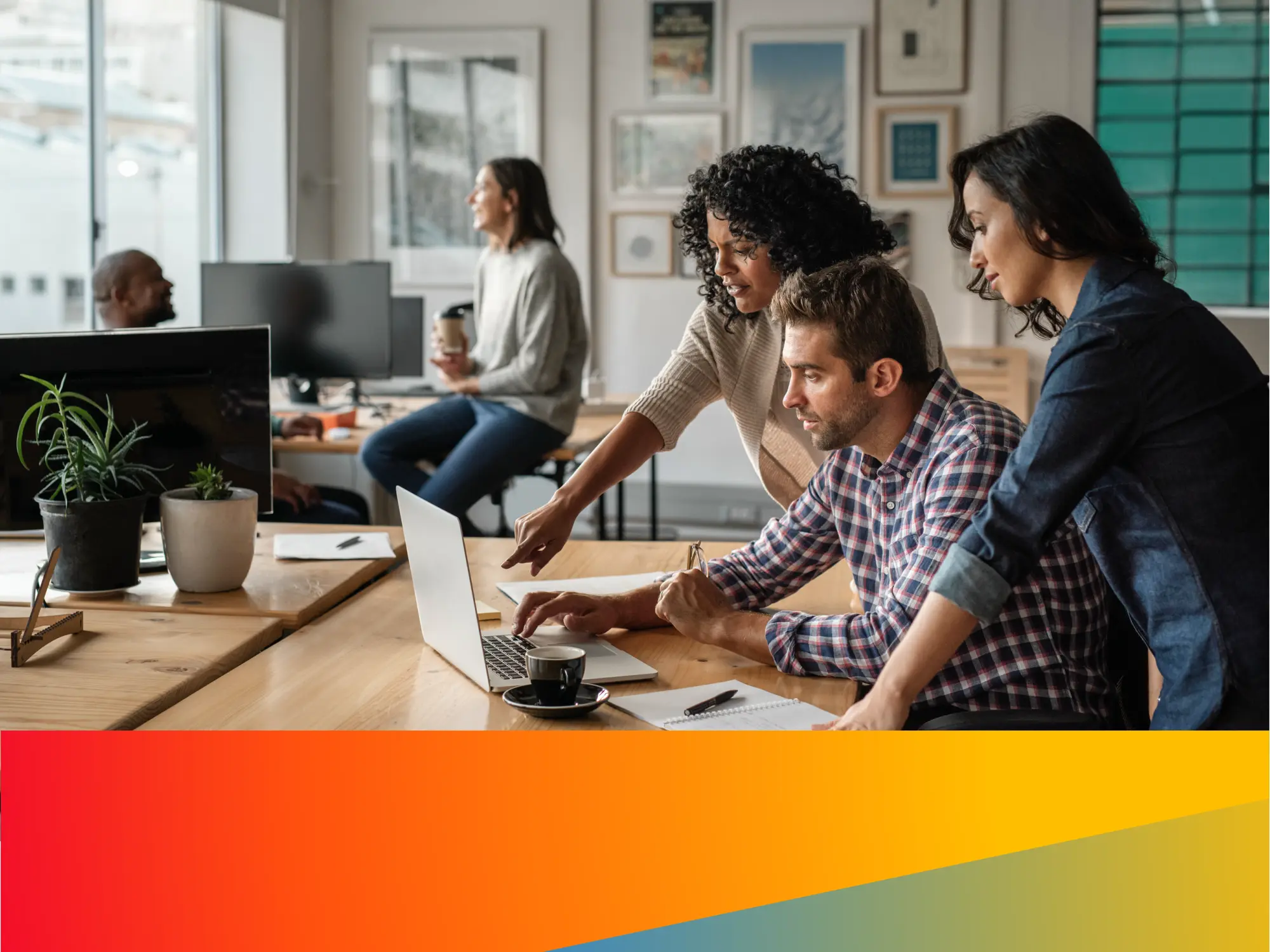 Payroll professionals in office working on clients payroll with SD Worx spark